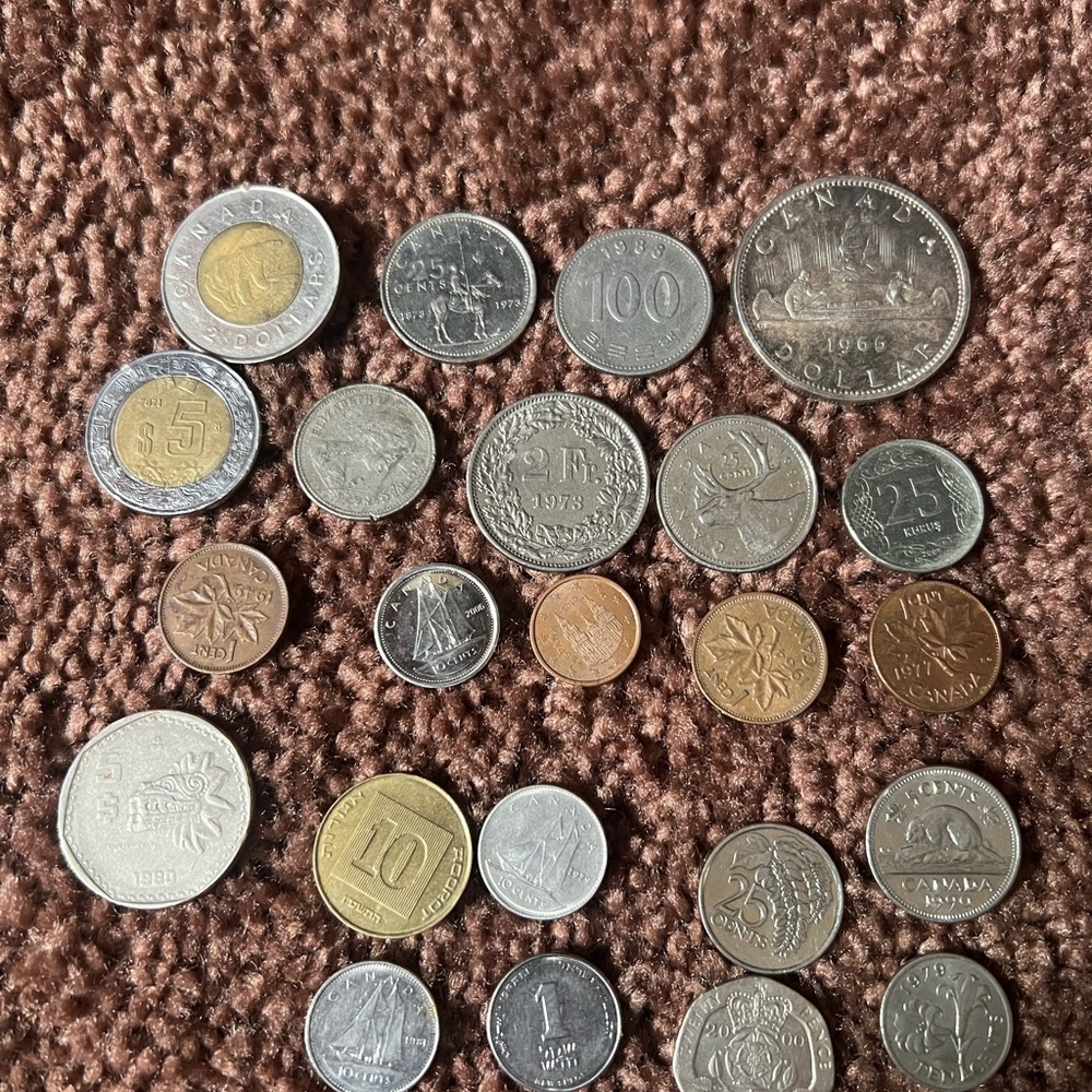 Assorted World Coins Lot of 23